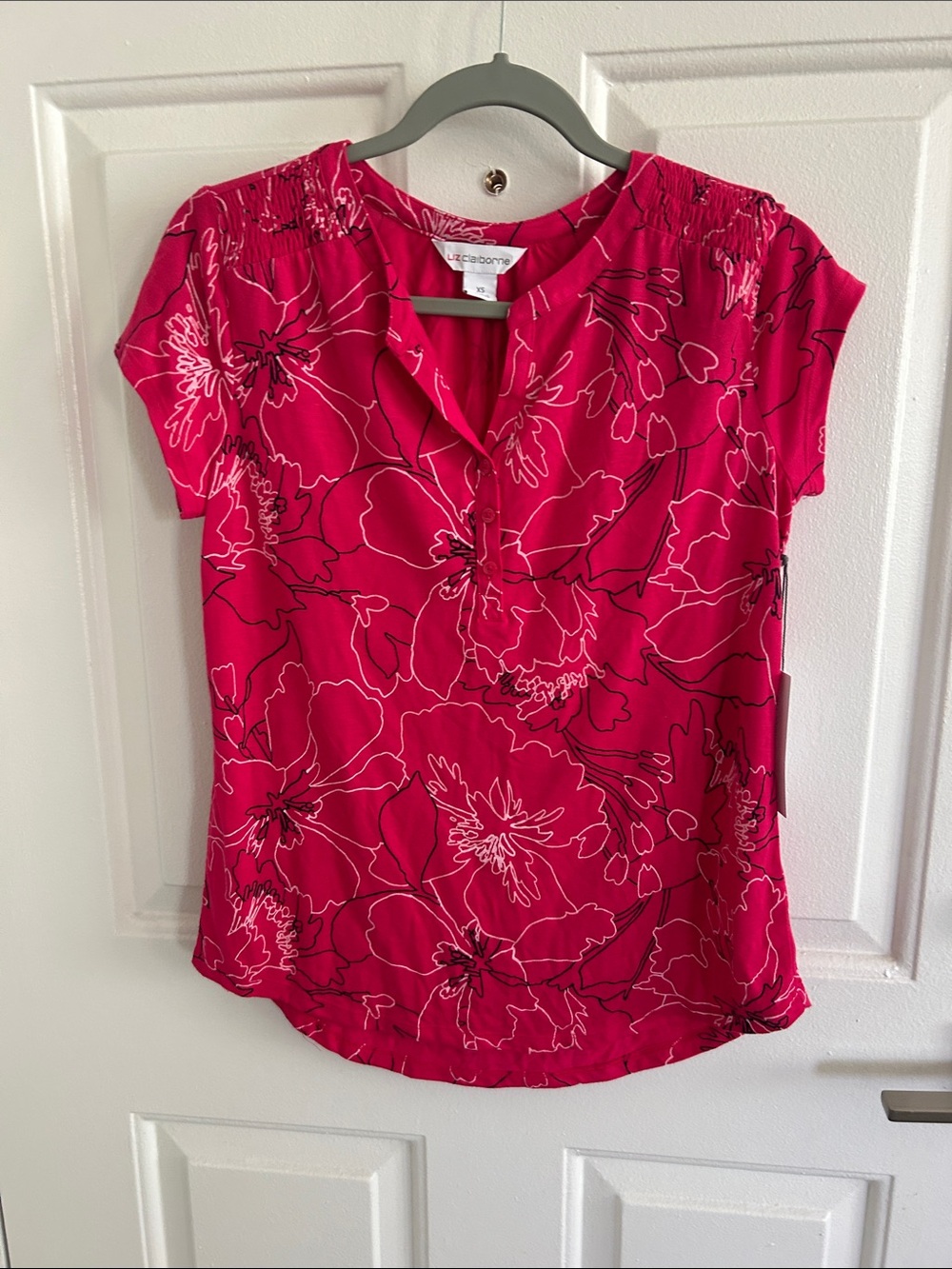 Liz Claiborne floral blouse